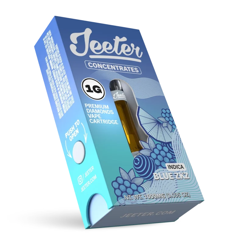 Buy Blue Zkz Jeeter Diamond THC Cartridges Europe