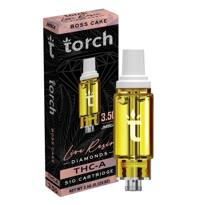 Torch THC-A Live Resin Diamonds 510 Cartridge 3.5G